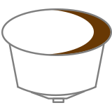 Nocciolino Solubile (48 capsule compatibili con Nescafè Dolcegusto)